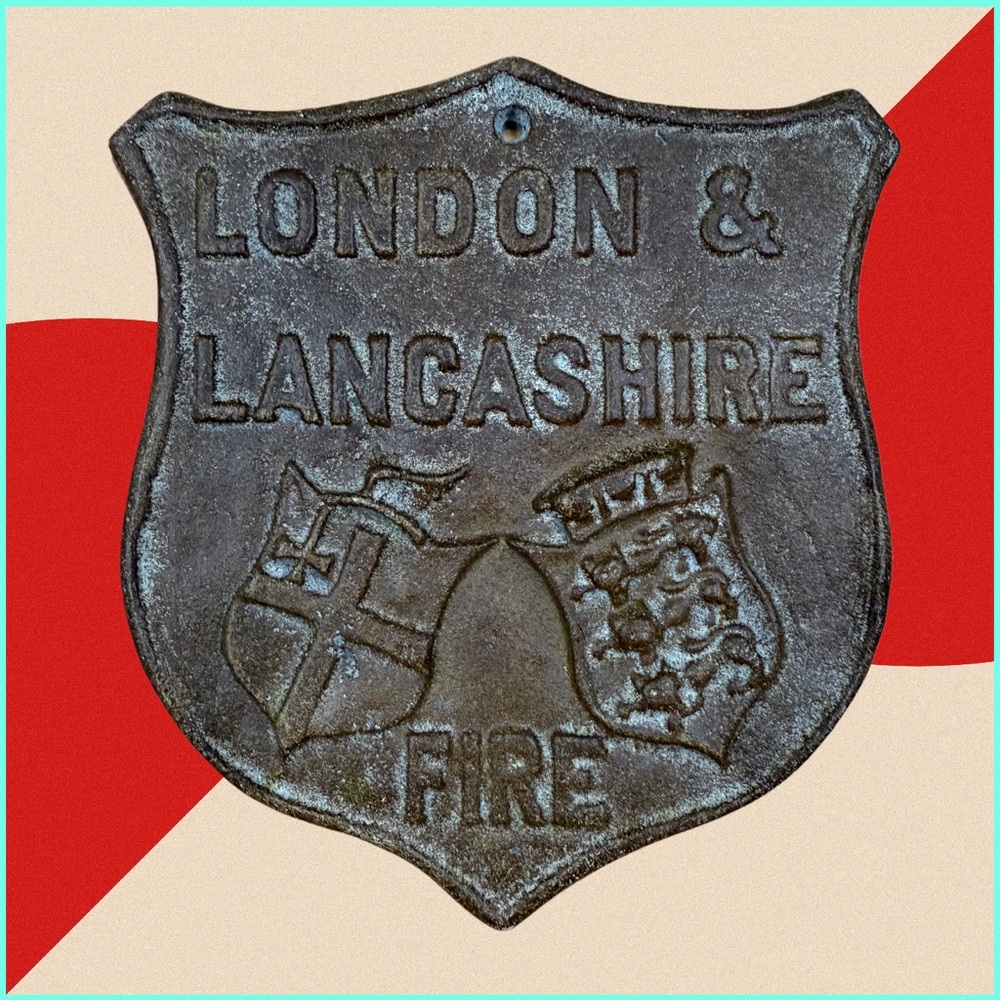London & Lancashire Fire Plaque (Reproduction)